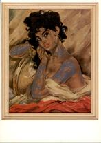 dame met tattoos, Henk Schifmacher, Verzenden, 1980 tot heden, Ongelopen, Overige thema's