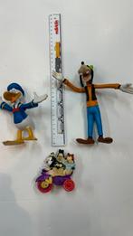 Disney figuren Donald, Goofy.    Vinyl. 60er jaren, Verzamelen, Ophalen of Verzenden, Donald Duck, Gebruikt, Beeldje of Figuurtje