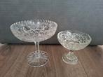 Kristallen Schalen op Voet, Antiek en Kunst, Antiek | Glas en Kristal, Ophalen of Verzenden