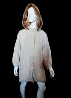 Wollen vest met voering en echte bont #bontjas, Kleding | Dames, Jassen | Winter, Ophalen of Verzenden, Zo goed als nieuw