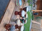 Djembe verzameling 16 stuk, Ophalen, Zo goed als nieuw, Trommel