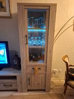 Acacia Kasten en TV Meubel Set, Ophalen, Met deur(en), 50 tot 100 cm, Zo goed als nieuw