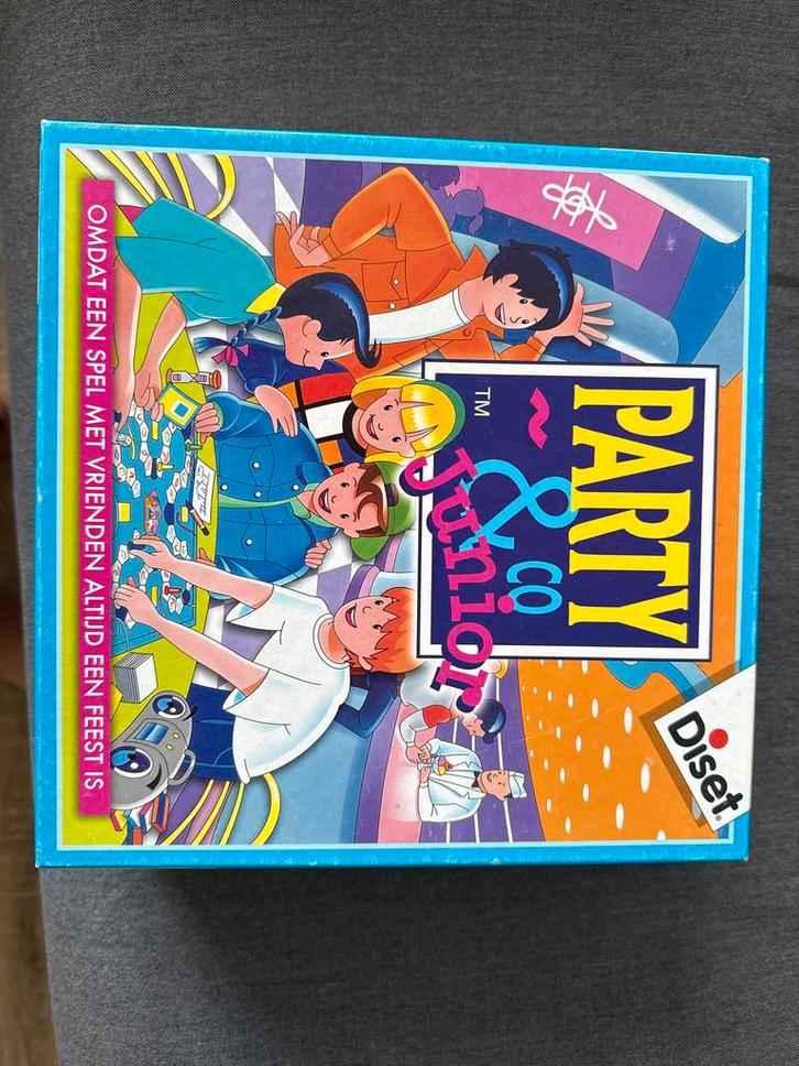 Party & Co Junior Bordspel, Hobby en Vrije tijd, Gezelschapsspellen | Bordspellen, Zo goed als nieuw, Drie of vier spelers, Ophalen