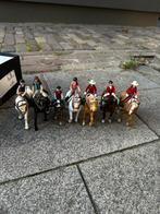 Schleich Paard met Tuig & Ruiter - €6 p/st, Ophalen of Verzenden, Gebruikt, Jongen of Meisje