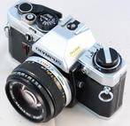 Olympus OM10 met 50mm/1.8 en paraattas VINTAGE in TOPSTAAT, Audio, Tv en Foto, Fotocamera's Analoog, Gebruikt, Spiegelreflex, Ophalen of Verzenden