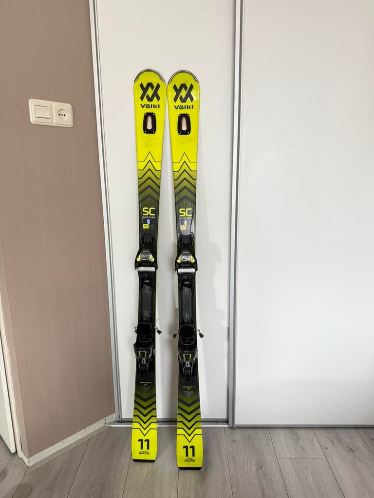 Völkl racetiger SC ski’s - 150 cm, Sport en Fitness, Skiën en Langlaufen, 140 tot 160 cm, Zo goed als nieuw, Carve, Skiën