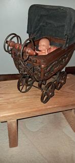 Klein vintage  poppenwagen, Antiek en Kunst, Ophalen