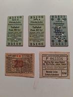 Kaartjes stadsdienst buitenland., Tickets en Kaartjes, Trein, Bus en Vliegtuig, Twee personen, Trein, Met bestemming of datum