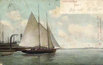 Amsterdam, Ophet Y - B-keus - 1906 gelopen beschikbaar voor biedingen