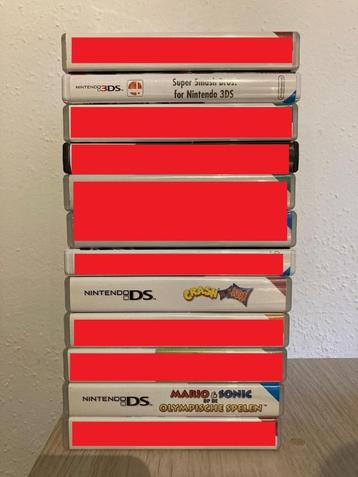 Nintendo DS games (Mario, Rayman, Crash Bandicoot) beschikbaar voor biedingen