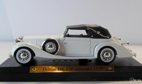 4355: Delage D8-120 Cabriolet - 1939 - Atlas 1:43, Hobby en Vrije tijd, Modelauto's | 1:43, Zo goed als nieuw, Auto, Overige merken