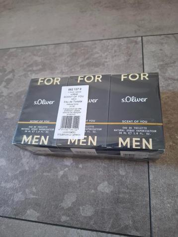 3 nieuwe geuren van 's.Oliver 3 voor 30 (advr 67) beschikbaar voor biedingen