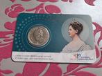 Wilhelmina 1/2 Gulden Coincard met 1922, Ophalen of Verzenden, Koningin Wilhelmina, ½ gulden, Zilver