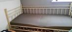 Bedbank 96x200 frame, met/zonder foam matras+topper 80×200, Gebruikt, Eenpersoons, Ophalen of Verzenden, 80 cm