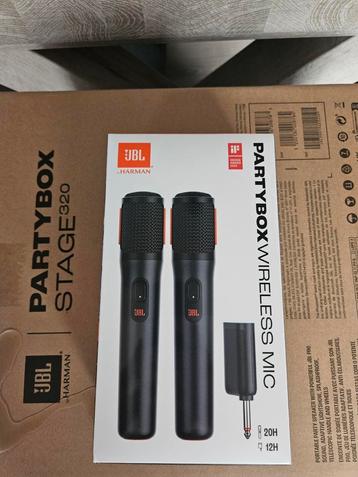JBL Partybox Wireless microfoon 2 stuks nieuw beschikbaar voor biedingen
