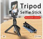 Selfie stick met Bt afstandsbediening en of met led, vanaf:, Nieuw, Ophalen of Verzenden, Minder dan 150 cm