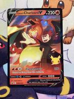 Lance's Charizard V SWSH133 - Celebrations, Hobby en Vrije tijd, Verzamelkaartspellen | Pokémon, Ophalen of Verzenden, Zo goed als nieuw