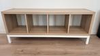Ikea shelving unit with base frame, white stained oak, Ophalen, Zo goed als nieuw