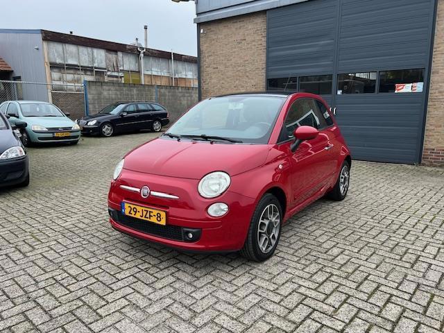 Fiat 500 1.4-16V Sport//Zwart dak //Half Leder, Auto's, Fiat, Bedrijf, Te koop, ABS, Airbags, Airconditioning, Centrale vergrendeling