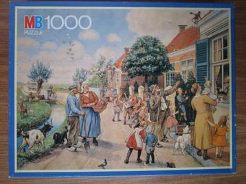 Nr.66: Leuke Puzzel van MB Hogeveens Vertelselplaat  beschikbaar voor biedingen