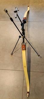 Vintage jaren 80,competitie Green Horn recurve boog, Sport en Fitness, Handboogschieten, Ophalen, Gebruikt, Bescherming