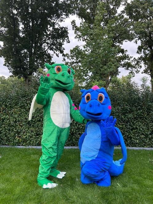 Te Huur: Draak-Kostuums, Mascottes, Verkleedkleding, Hobby en Vrije tijd, Feestartikelen | Verhuur, Zo goed als nieuw, Overige