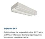 NHS Luchtgordijn 150cm Superior BVP 3-150 PAC warmtepomp A++, Doe-het-zelf en Verbouw, Verwarming en Radiatoren, 30 tot 80 cm