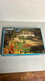 Puzzel van 500 stukjes van een Engels Landhuis, Ophalen of Verzenden, 500 t/m 1500 stukjes, Zo goed als nieuw