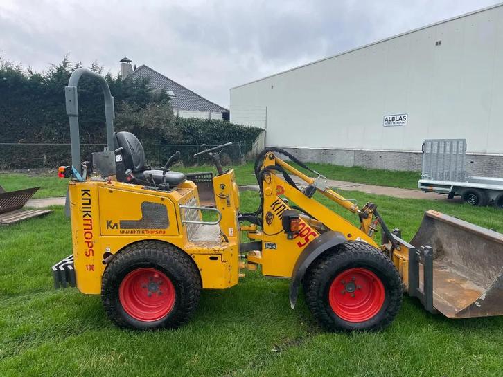 Knikmops 130 shovel met kenteken (bj 2019), Zakelijke goederen, Machines en Bouw | Kranen en Graafmachines, Graafmachine