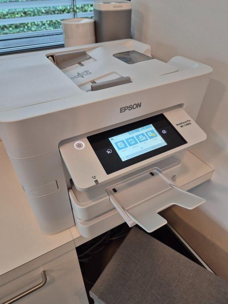 Epson WorkForce Pro WF-C4810DTWF, Computers en Software, Printers, Zo goed als nieuw, All-in-one, Inkjetprinter, Faxen, Kleur printen