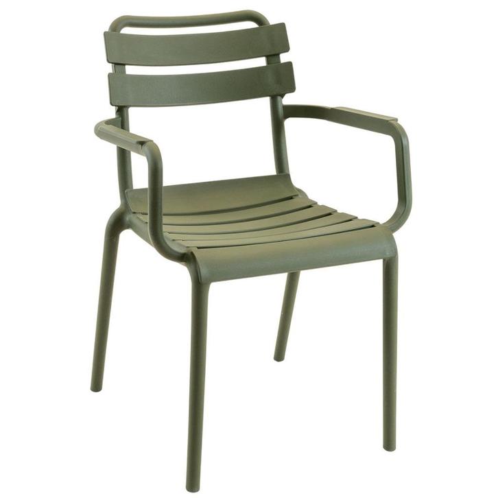 Stapelstoel Torvi kleur groen, Huis en Inrichting, Stoelen, Nieuw, Kunststof, Overige kleuren, Ophalen of Verzenden
