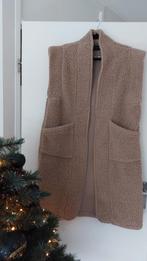 Teddy lange bodywarmer gilet - Maat L, Beige, Maat 42/44 (L), Pescara, Ophalen of Verzenden