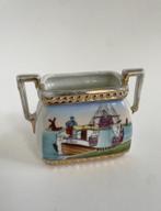 Vintage brocante siervaas/potje met afbeelding Holland, Ophalen of Verzenden