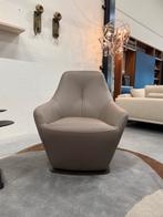 Nieuw Leolux Cantate Draaifauteuil Ceras Brindle leer Stoel, Huis en Inrichting, Leolux, Nieuw, Ophalen of Verzenden, Leer