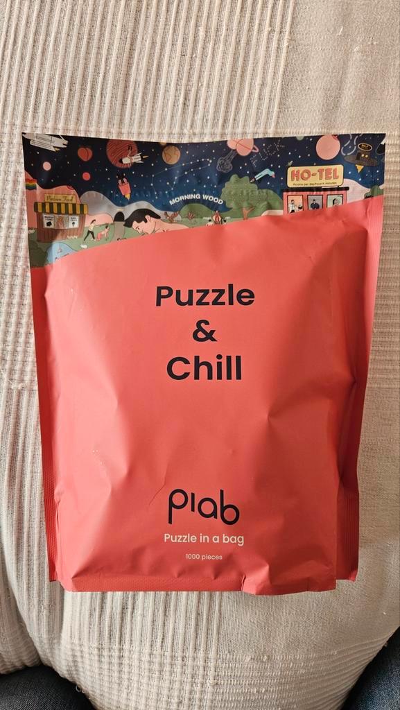 1000 Stukjes Puzzel - Puzzel in a Bag - 18+, Hobby en Vrije tijd, Denksport en Puzzels, Zo goed als nieuw, Legpuzzel, 500 t/m 1500 stukjes