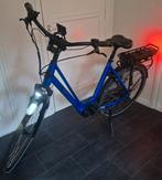 Freebike Manhattan elektrische middenmoter fiets, 2 x Accu., Zo goed als nieuw, 51 tot 55 cm, 50 km per accu of meer, Ophalen