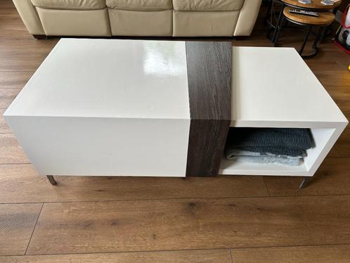 salontafel, Huis en Inrichting, Tafels | Salontafels, Gebruikt, Minder dan 50 cm, 50 tot 100 cm, 100 tot 150 cm, Rechthoekig, Ophalen