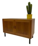 Vintage Dressoir Kastje Jaren 60 Tv Audio Meubel Design, Teakhout, Met deur(en), Ophalen