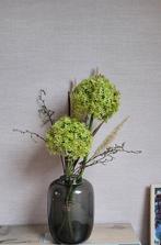 Smoke glass vaas Kara 29 cm, Ophalen, Gebruikt, Zwart, Glas