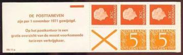 Nederland Postzegelboekje 11aF Telblok postfris