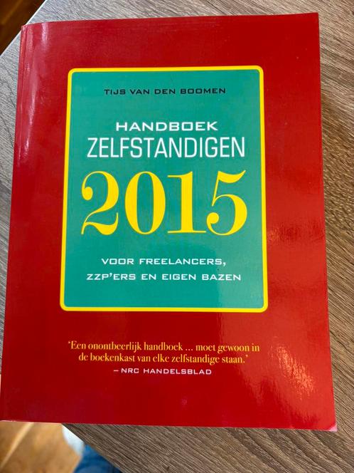 Tijs van den Boomen - Handboek zelfstandigen 2015, Boeken, Economie, Management en Marketing, Zo goed als nieuw, Ophalen of Verzenden