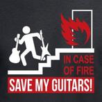 T-shirt SAVE MY GUITARS - Maat XL - NIEUW in de verpakking!, Ophalen of Verzenden, Nieuw, Zwart