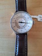meistersinger pangea daydate, Sieraden, Tassen en Uiterlijk, Horloges | Heren, Overige merken, Leer, Polshorloge, Ophalen of Verzenden