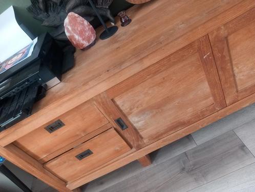 Eiken Dressoir - Zeer Stevig en Degelijk, Huis en Inrichting, Kasten | Dressoirs, Gebruikt, 150 tot 200 cm, 25 tot 50 cm, Met lade(s)