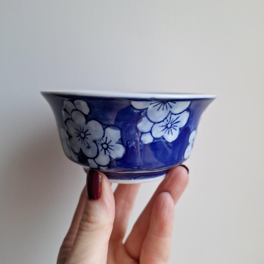 Chinese kommetjes  met bloemmotief, Ophalen of Verzenden, Overige stijlen, Kom(men)