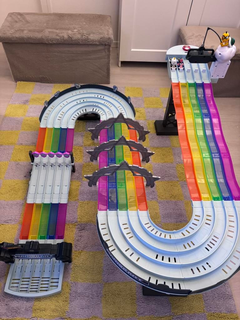 Mario kart hotwheels baan, Kinderen en Baby's, Speelgoed | Racebanen, Ophalen of Verzenden, Zo goed als nieuw