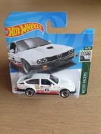 Alfa Romeo GTV6 3.0  kleur Wit  Hotwheels, Nieuw, Ophalen of Verzenden