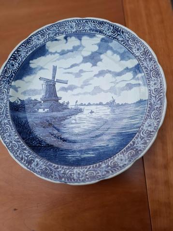 Delftsblauw groot bord beschikbaar voor biedingen