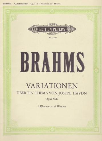 Johannes Brahms - VARIATIONEN beschikbaar voor biedingen