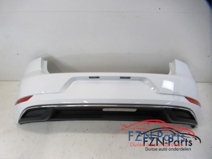 VW Golf 7 Facelift Achterbumper Chrome LC9A, Auto-onderdelen, Carrosserie en Plaatwerk, Bumper, Achter, Gebruikt, Ophalen